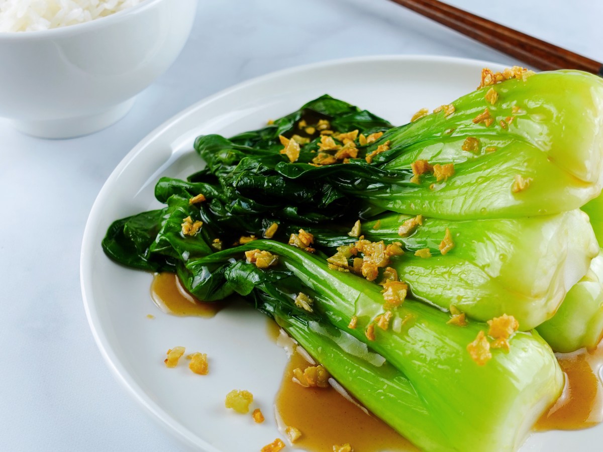 Cải Thìa Xào Tỏi Sốt Dầu&nbsp;Hào